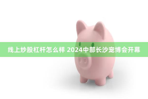 线上炒股杠杆怎么样 2024中部长沙宠博会开幕