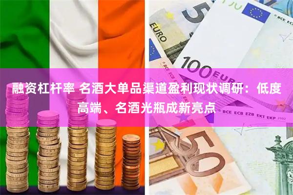 融资杠杆率 名酒大单品渠道盈利现状调研：低度高端、名酒光瓶成新亮点