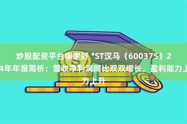 炒股配资平台哪家好 *ST汉马（600375）2024年年报简析：营收净利润同比双双增长，盈利能力上升