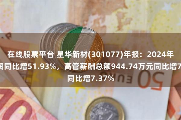 在线股票平台 星华新材(301077)年报：2024年净利润同比增51.93%，高管薪酬总额944.74万元同比增7.37%
