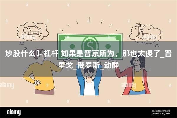 炒股什么叫杠杆 如果是普京所为，那也太傻了_普里戈_俄罗斯_动静