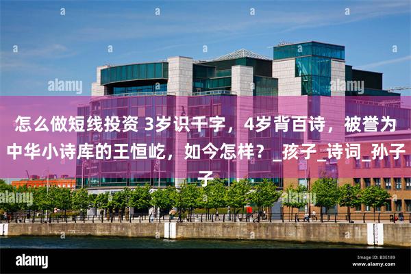 怎么做短线投资 3岁识千字，4岁背百诗，被誉为中华小诗库的王恒屹，如今怎样？_孩子_诗词_孙子