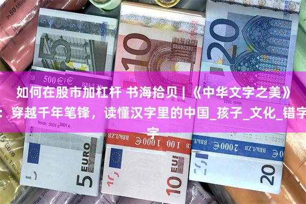 如何在股市加杠杆 书海拾贝 | 《中华文字之美》：穿越千年笔锋，读懂汉字里的中国_孩子_文化_错字