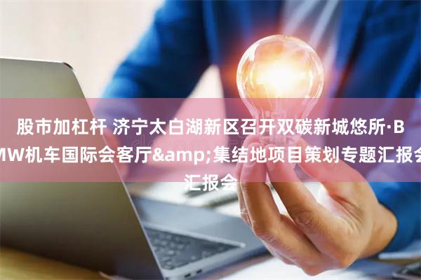 股市加杠杆 济宁太白湖新区召开双碳新城悠所·BMW机车国际会客厅&集结地项目策划专题汇报会